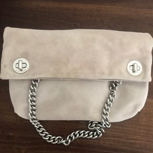 Marc by Marc Jacobs Beige Suede Clutch